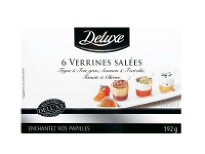 6 verrines salées 3.99 €