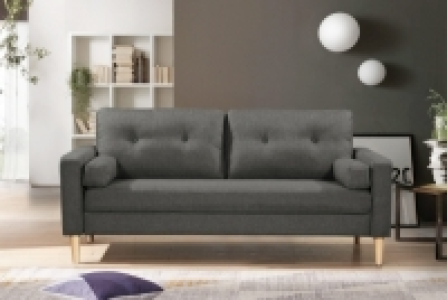 But  Canapé 3 places RIZZO Tissu gris anthracite