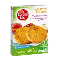 Spar Cereal Bio Galettes de polenta méditerranéenne - Comté, tomates séchées, basilic 