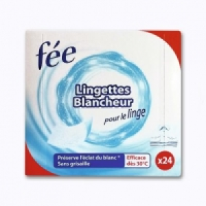 Aldi Fée® Lingettes blancheur pour linge