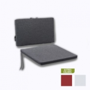 Garden Feelings® Set de coussins pour chaise pliante en alu