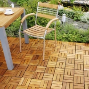 Aldi Garden Feelings® Dalles de sol en bois