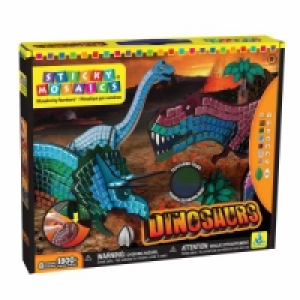 Mosa&iuml;ques au num&eacute;ro autocollantes dinosaures en 3D