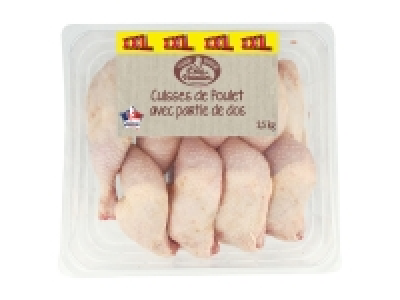 Cuisses de poulet avec partie de dos