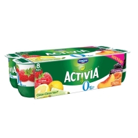 Spar Danone Activia - Bifidus fruits panache - saveur abricot / fraise / mangue / 