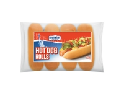 4 petits pains pour hot dog 0.79 €