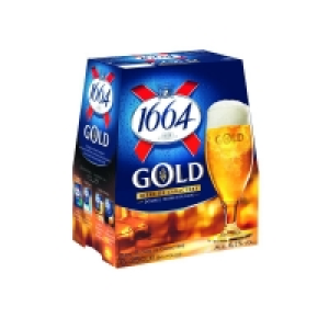 1664 - Gold - Bière de caractère - Alcool 6,10 % vol. - 6x25cl 5.92 €