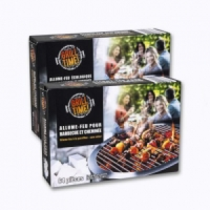 Aldi Grill Time !® 64 Cubes allume-feu