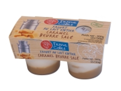 2 yaourts sur lit de caramel au beurre salé 1.29 €