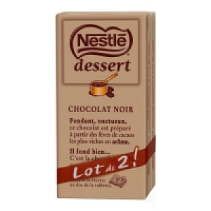 Dessert - Tablette de chocolat - Pâtissier - Noir - Pur beurre de caca 4.71 €