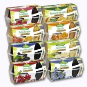 Fruits au sirop léger en coupelles 1.89 €