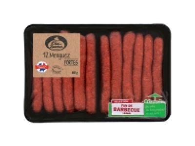 12 merguez fortes 4.49 €
