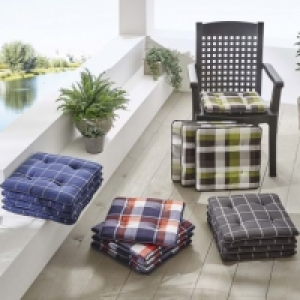 Aldi Garden Feelings® Lot de 4 coussins de chaise