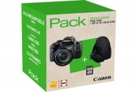 Darty Canon PACK EOS 750D + 18-135 MM IS STM + FOURRE-TOUT + SD 16GO