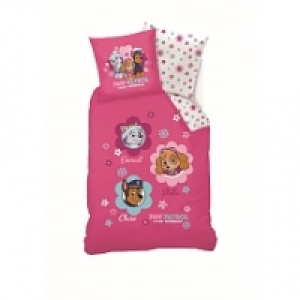 Sahinler - Parure De Lit - Pat Patrouille - Rose Fleur 26.99&nbsp;&euro;