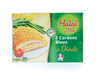2 cordons bleus de dinde halal 1.39 €