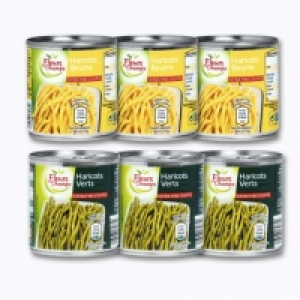 Fleurs Des Champs® Haricots verts ou beurre extra fins coupés