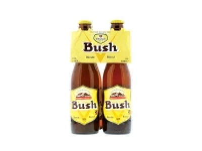 4 bières blondes Bush 5.69 €