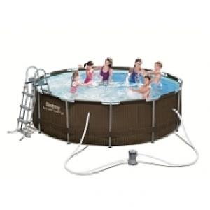 Toysrus  Sizzlin Cool - Piscine Tubulaire 366 cm x 100 cm (+ Pompe < Échelle