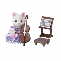Toysrus  Sylvanian Families - La fille chat soie violoncelliste - 6010