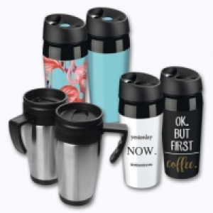 Home Creation® Lot de 2 mugs