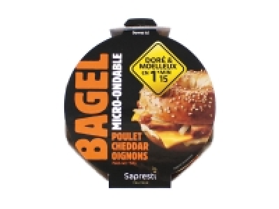 Bagel poulet-cheddar oignons 2.49 €