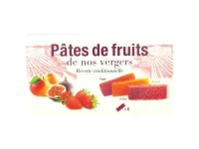 Assortiment de pâtes de fruits 2.29 €