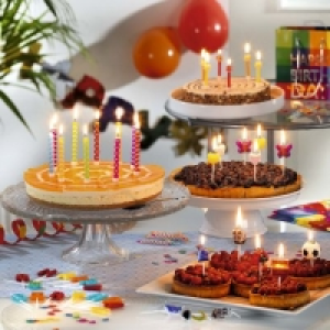 Bougies déco pour gâteau