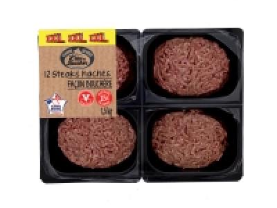 12 steaks hachés façon bouchère 7.99 €