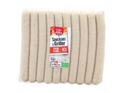 10 saucisses à griller 3.99 €