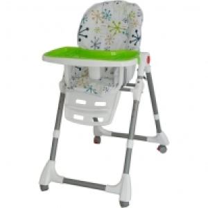 Auchan Comptine COMPTINE Chaise haute bébé multipositions Luxe