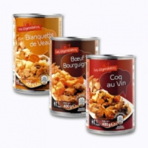 Les LÉgendaires® Plat cuisiné français