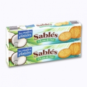 Les Malins Plaisirs® Sablés à la noix de coco