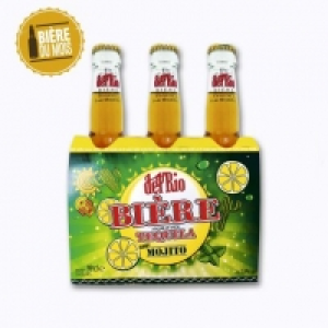 Aldi Del Rio® Bière aromatisée à la Tequila, au citron vert et à la menthe 5,9°