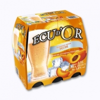 Aldi Écu Dor® Bière aromatisée saveur pêche 2,8°