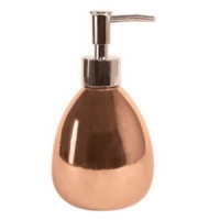 Castorama  Distributeur de savon céramique effet cuivre Kymi