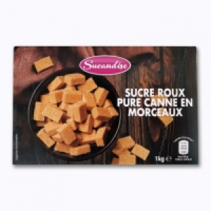 Sucandise® Sucre roux pure canne en morceaux