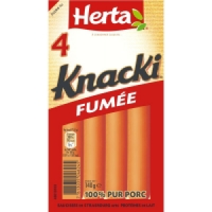 Knacki fumée - Saucisse de Strasbourg - x4 140g 1.66 €