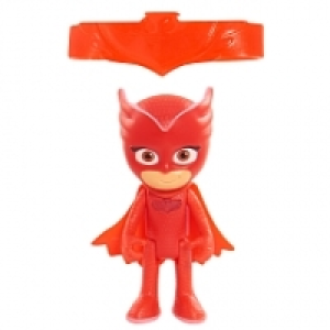 Pyjamasques - Figurine Articulée 7,5 cm avec Amulette lumineuse - Bibo