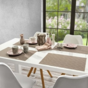Home Creation® Lot de 4 sets de table ou chemin de table à lunité