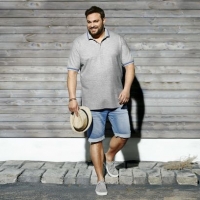 Aldi Luciano® Bermuda jean grande taille