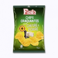 Aldi Pirato® Chips craquantes saveur chèvre et poivre