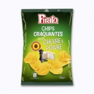 Pirato® Chips craquantes saveur chèvre et poivre