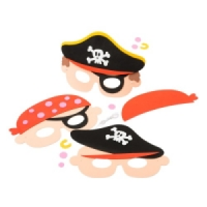 6 masques de pirates à créer 4.79 €