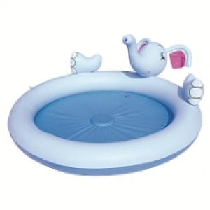 Sizzlin Cool - Piscinette Gonflable 152 cm x 66 cm - Éléphant
