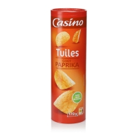 Spar Casino Tuiles - Biscuits apéritifs - Paprika - Sans huile de palme 170g
