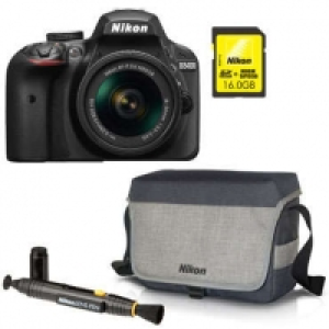 Appareil photo numérique reflex NIKON KIT D3400 + AF-P DX 18-55 + SD+