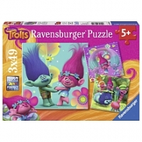 Toysrus  Puzzles 3x49 pièces Trolls : le Monde Multicolore - Ravensburger