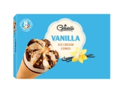 8 cônes vanille 1.19 €