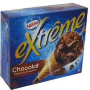 Extrême - Cône glacé - Chocolat - x6 440g 4.99 €
